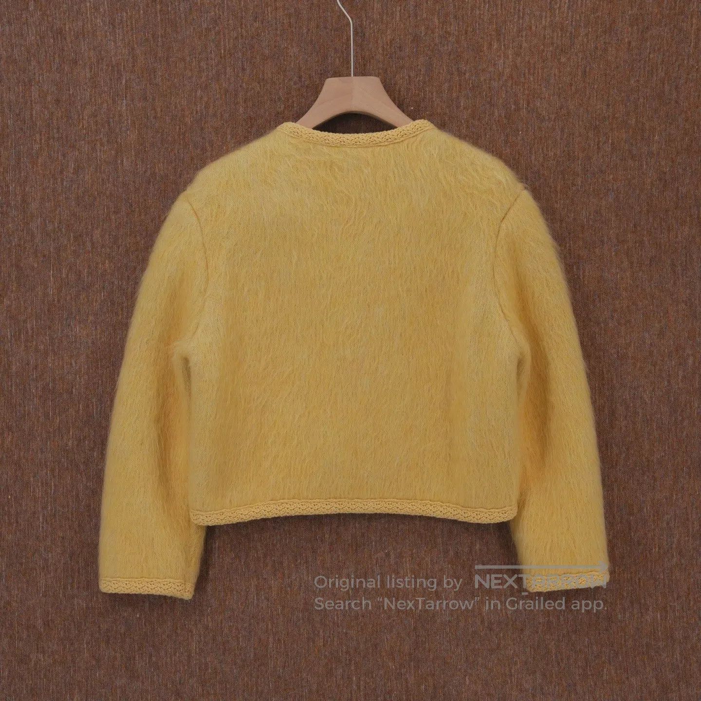 Celine CELINE size1 Fleece-lined woolen cardigan made from horseha Size XS / US 0-2 / IT 36-38 - 3 Thumbnail
