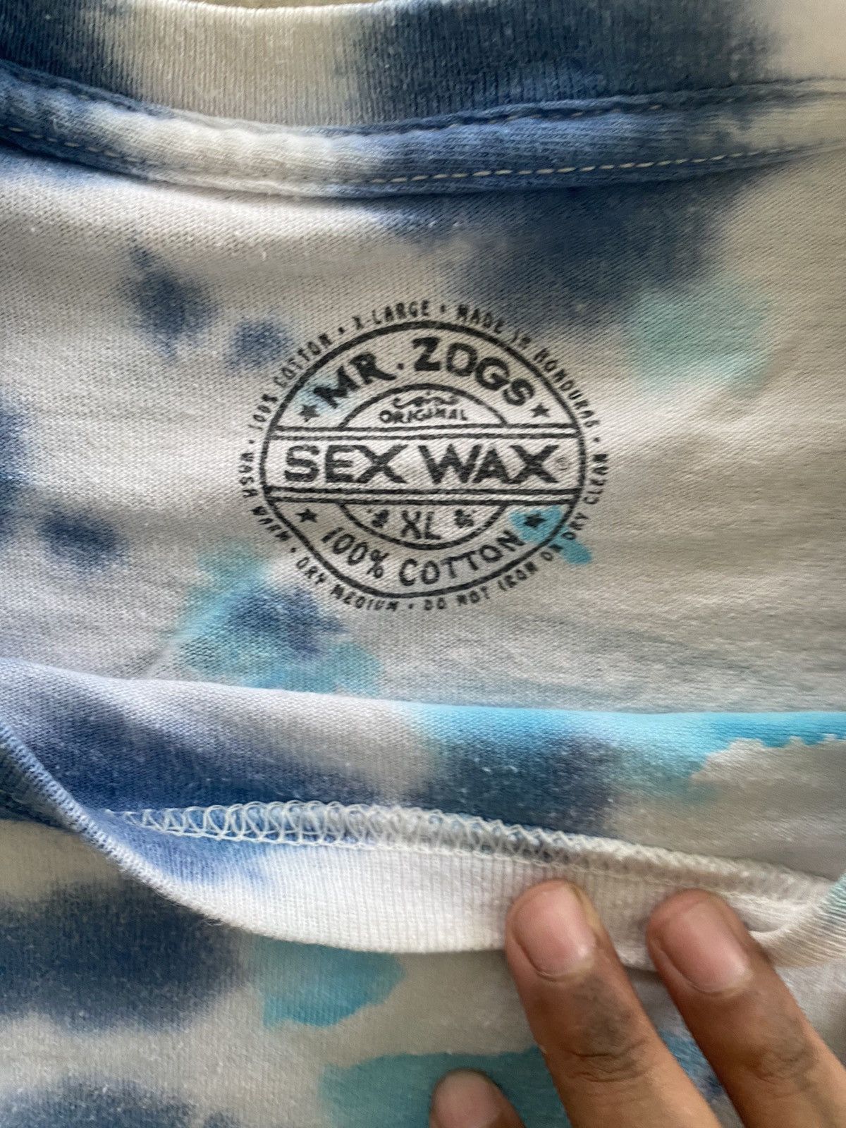 Designer × Vintage VINTAGE MR.ZOGS SEX WEX TYE DYE TEE Size US XL / EU 56 / 4 - 4 Thumbnail