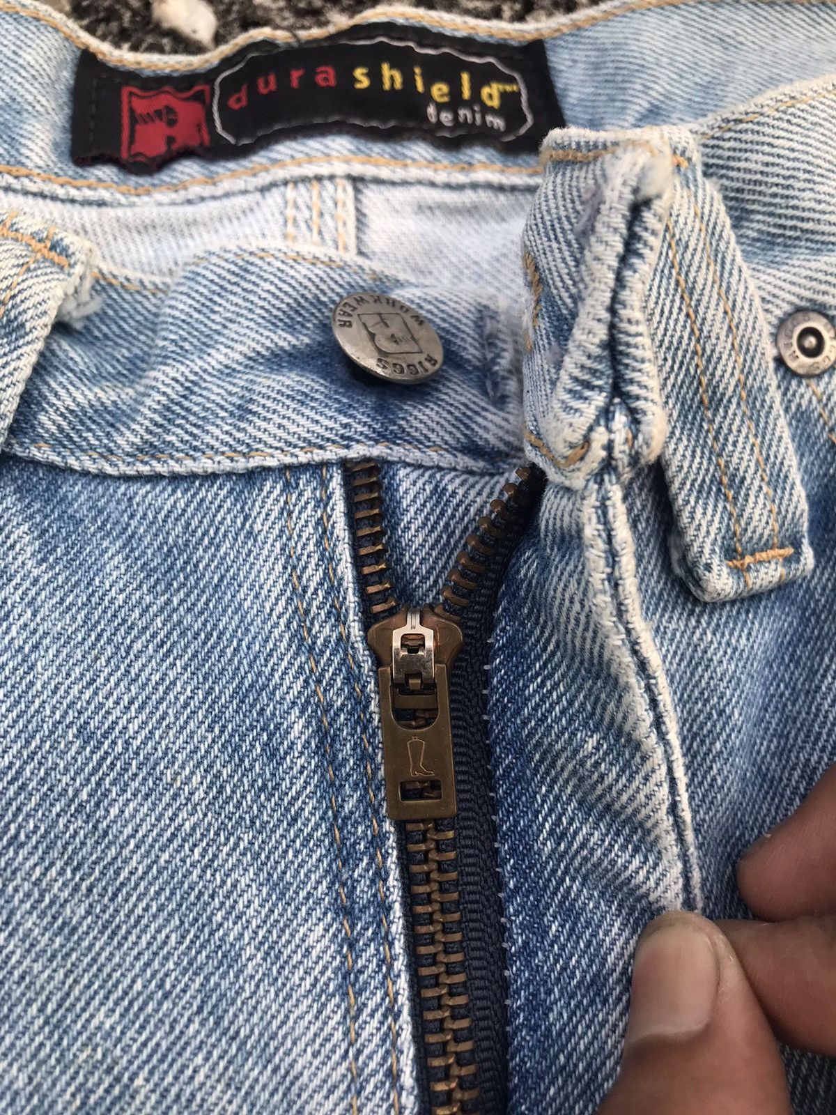 Designer × Wrangler Wrangler Carpenter Y2K Baggy Jeans Size US 29 - 12 Thumbnail