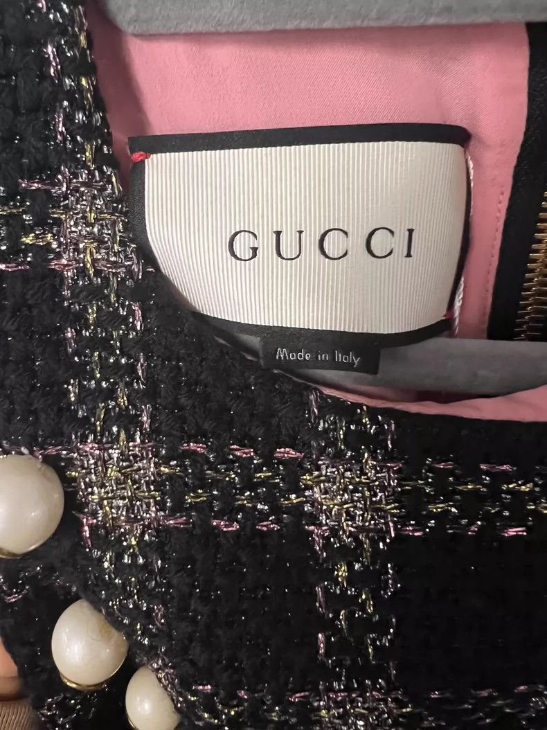 Gucci GucciKnitted plaid sleeveless dress 2503-Nextarrow Size XS / US 0-2 / IT 36-38 - 4 Thumbnail