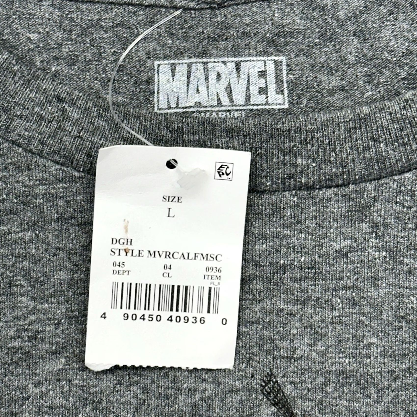 Vintage Marvel Shirt Mens L Gray NWT Avengers Large Comic Book Super Heroes MVRCALFMSC Size US L / EU 52-54 / 3 - 5 Thumbnail