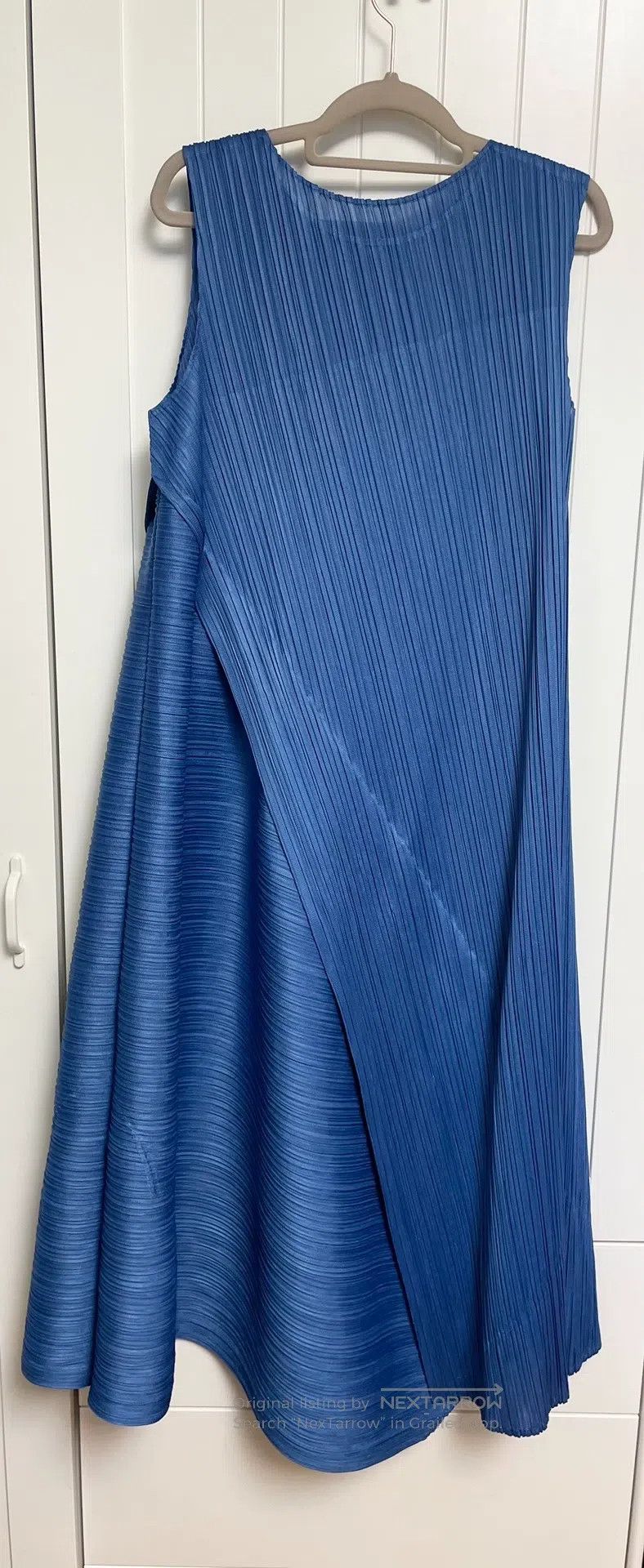 Issey Miyake Issey Miyake Diamond Cut Dress Blue Size L / US 10 / IT 46 - 6 Thumbnail