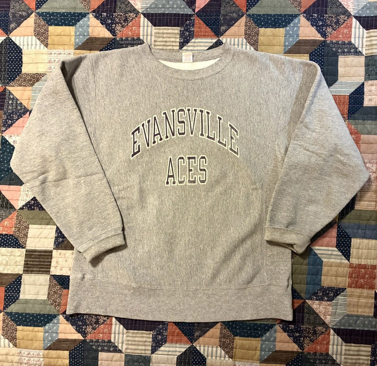 Sugar Cane SUGAR CANE TOYO ENTERPRISE “EVANSVILLE ACES” SWEATSHIRT- LRG Size US L / EU 52-54 / 3 - 3 Thumbnail