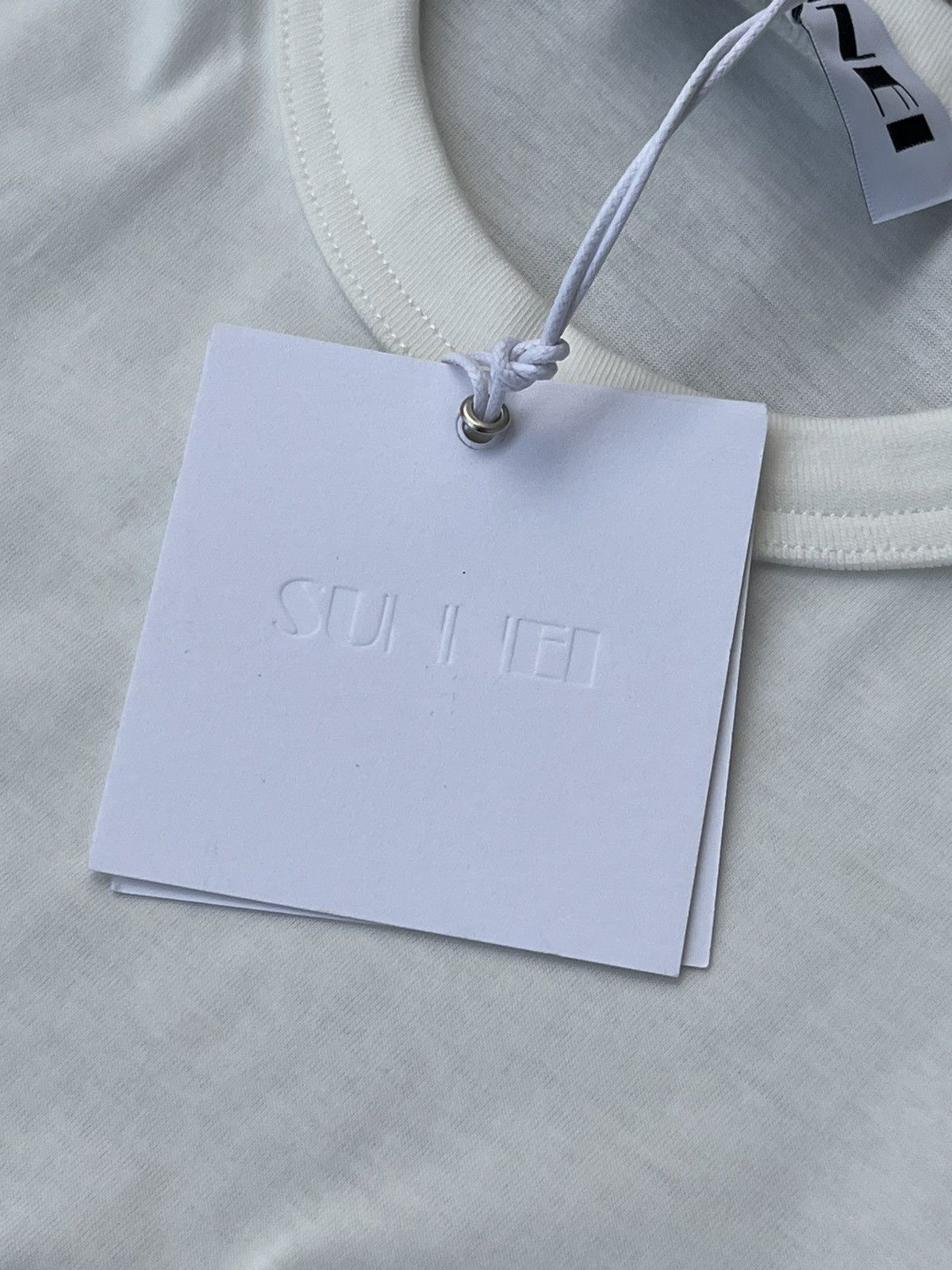 Sunnei !DS! SS23 Sunnei Logo Embroidered Classic White T-Shirt Size US S / EU 44-46 / 1 - 20 Thumbnail