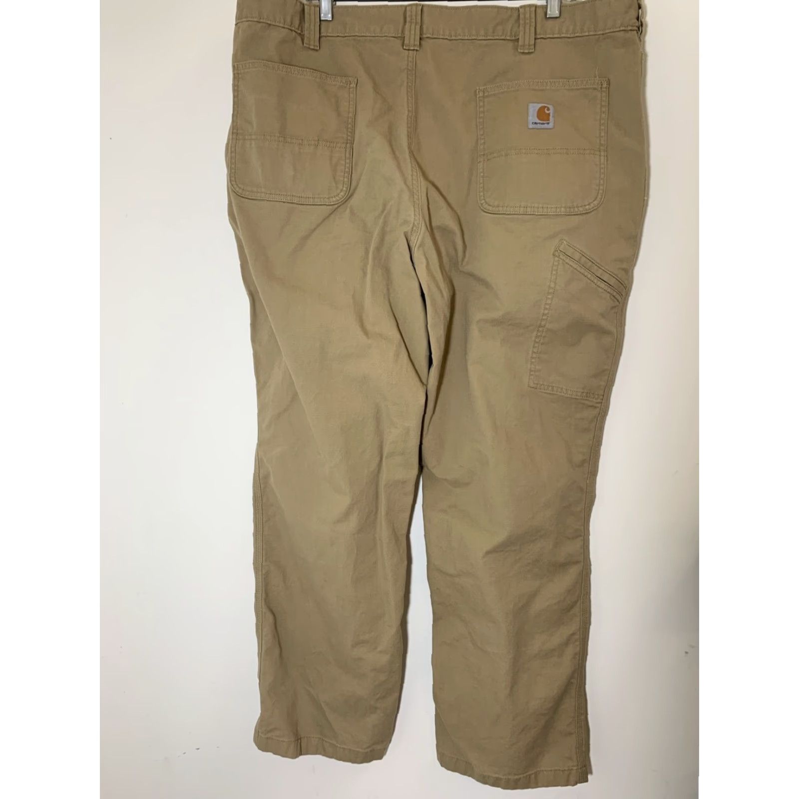 Carhartt Carhartt Relaxed Fit Mens Carpenter Pants 42x32 Beige Size US 42 / EU 58 - 2 Thumbnail