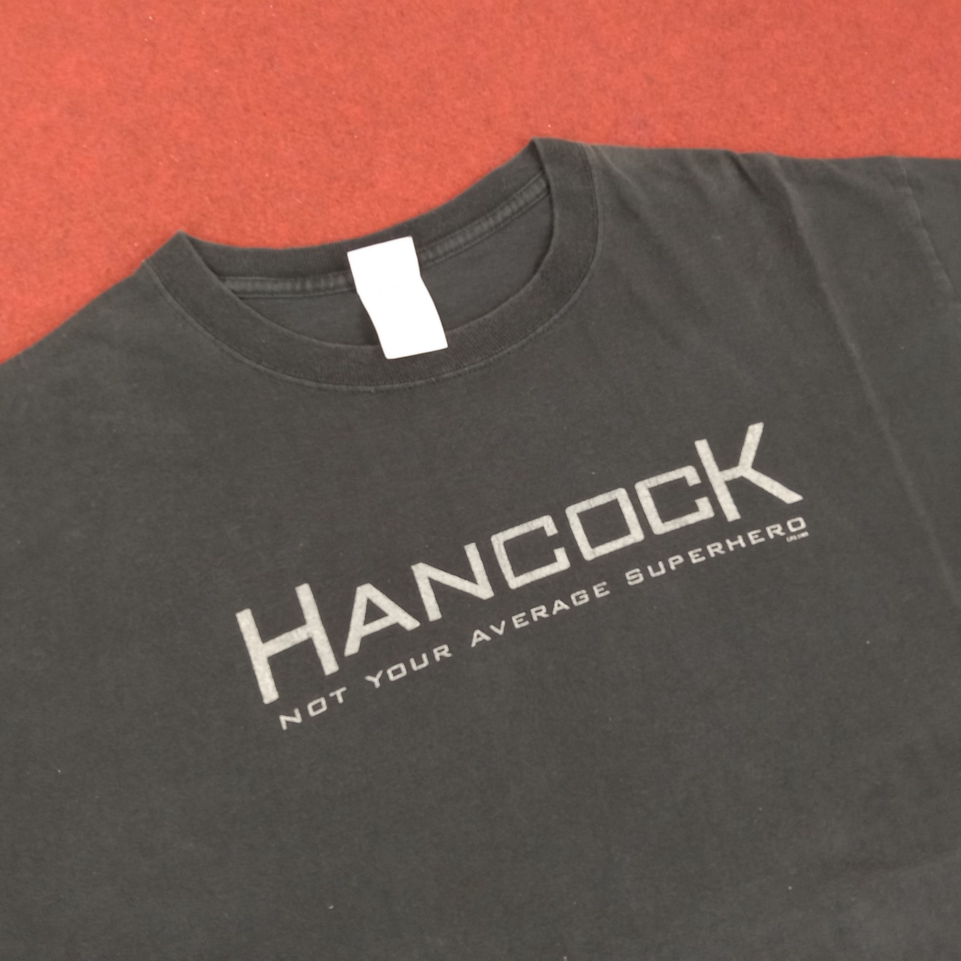 Vintage Hancock Super Hero Spell Out Design Vintage Tshirt Size US XL / EU 56 / 4 - 2 Thumbnail