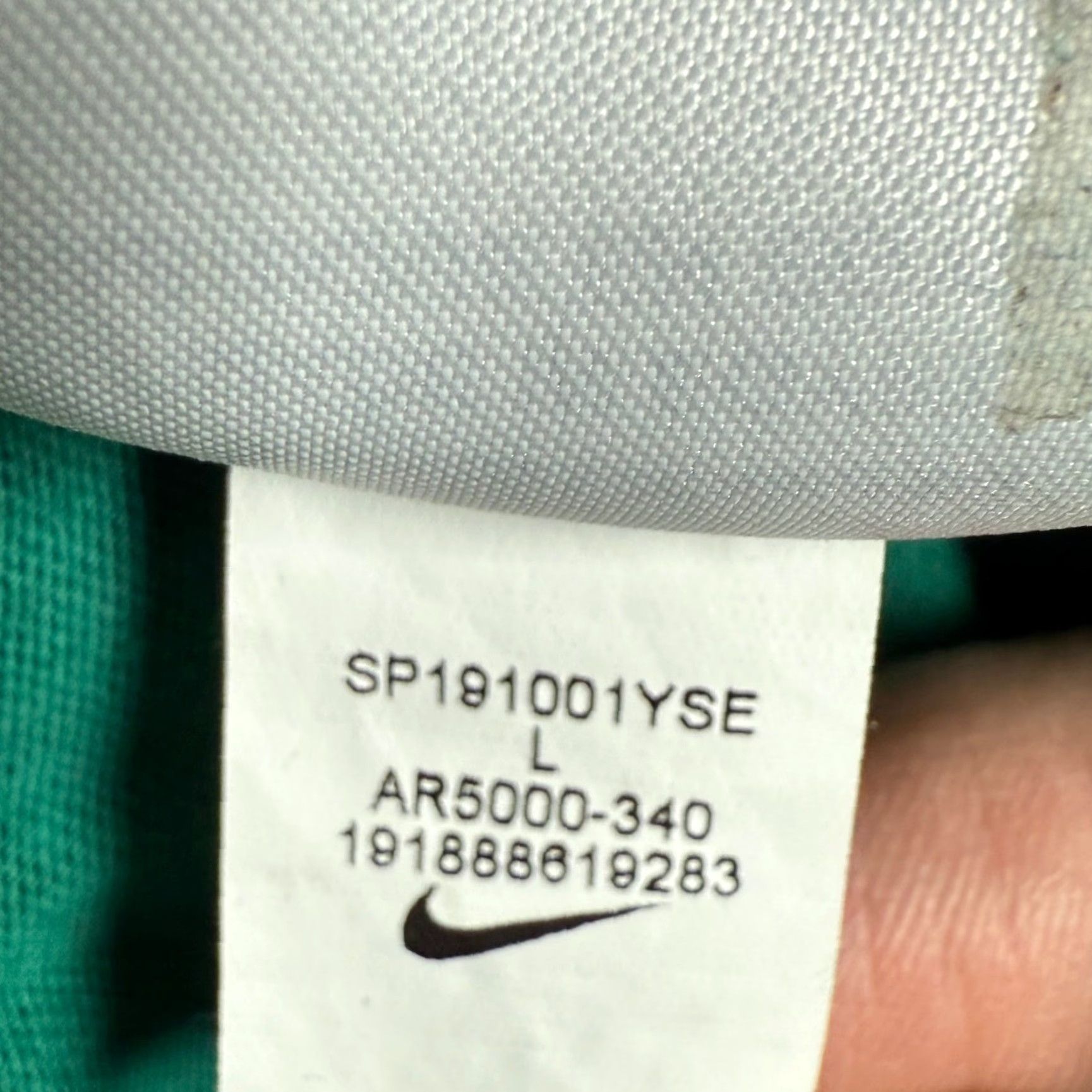 Nike Nike Mens Large Green Just Do It All Over Print Tee Shirt Short Sleeve Size US L / EU 52-54 / 3 - 5 Thumbnail