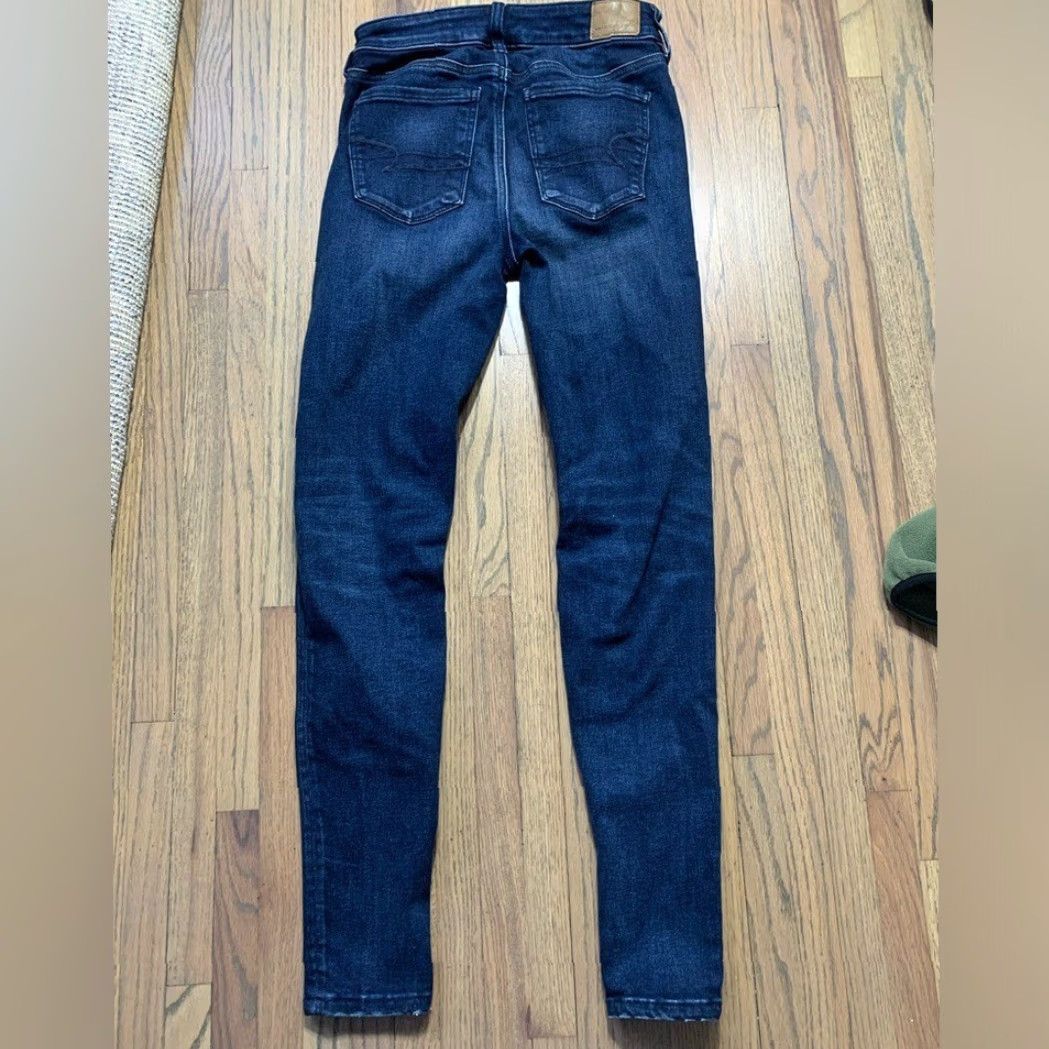 American Eagle Outfitters American Eagle hi-rise jegging jeans Regular 2 Women Blue Ankle Regular Color 2 Size 26" / US 2 / IT 38 - 7 Thumbnail
