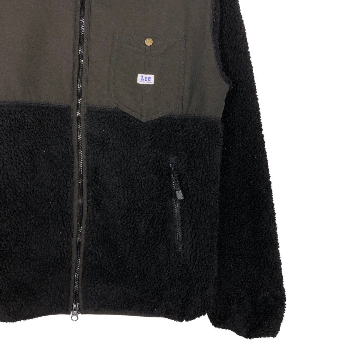 Japanese Brand 🔥Vintage Zipper Jacket Lee Union Made Fleece Sherpa Size US S / EU 44-46 / 1 - 5 Thumbnail