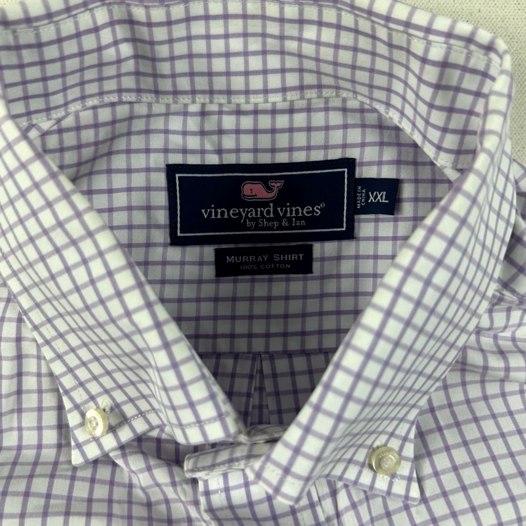 Vineyard Vines VINEYARD VINES Murray Shirt Button-Down Shirt Cotton Mens 2XL Long Sleeve Plaid Multicolor Size US XXL / EU 58 / 5 - 6 Thumbnail