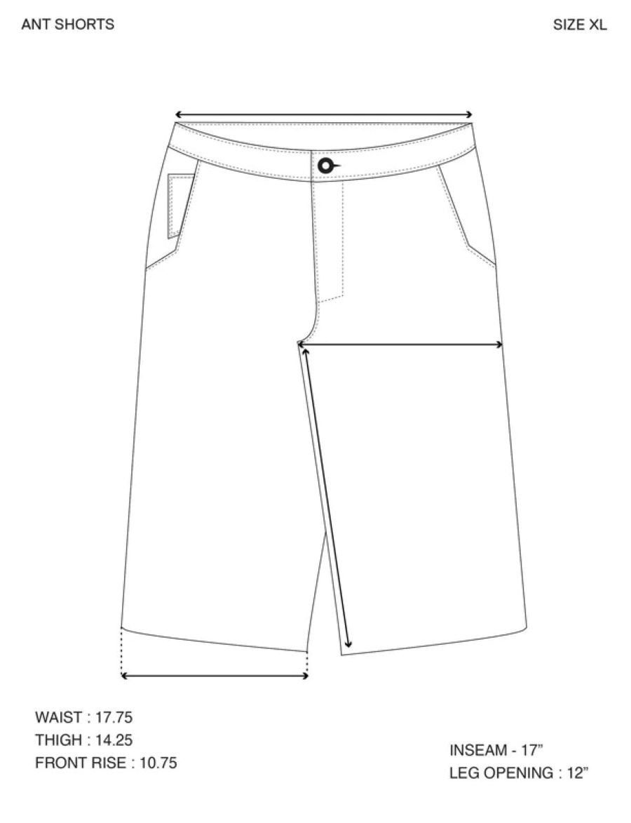 Other Ant/Anti Charcoal Selvedge Shorts Size US 34 / EU 50 - 7 Thumbnail