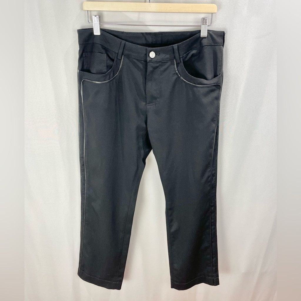 Versace Versace Collection Trend Black Straight Fit Jeans Size 34/28 Size US 34 / EU 50 - 2 Thumbnail