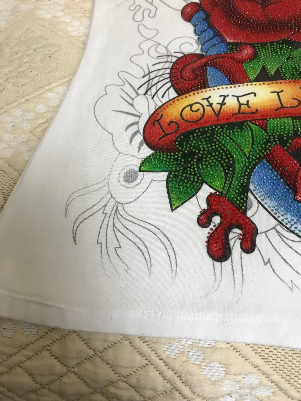 Christian Audigier × Ed Hardy × Vintage 🔥 Vintage Y2K Ed hardy Christian Audigier T Shirt Tank Top Size M / US 6-8 / IT 42-44 - 10 Thumbnail