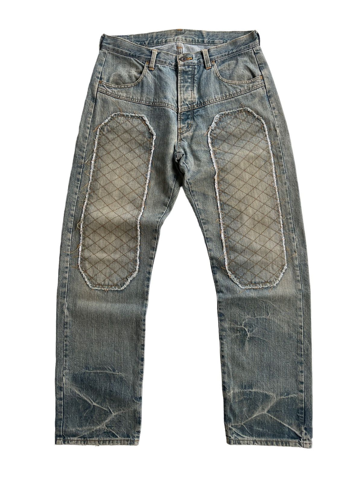 image of Avant Garde x Vintage Double Knee Mudd Japan Denim in Wash Denim, Men's (Size 32)