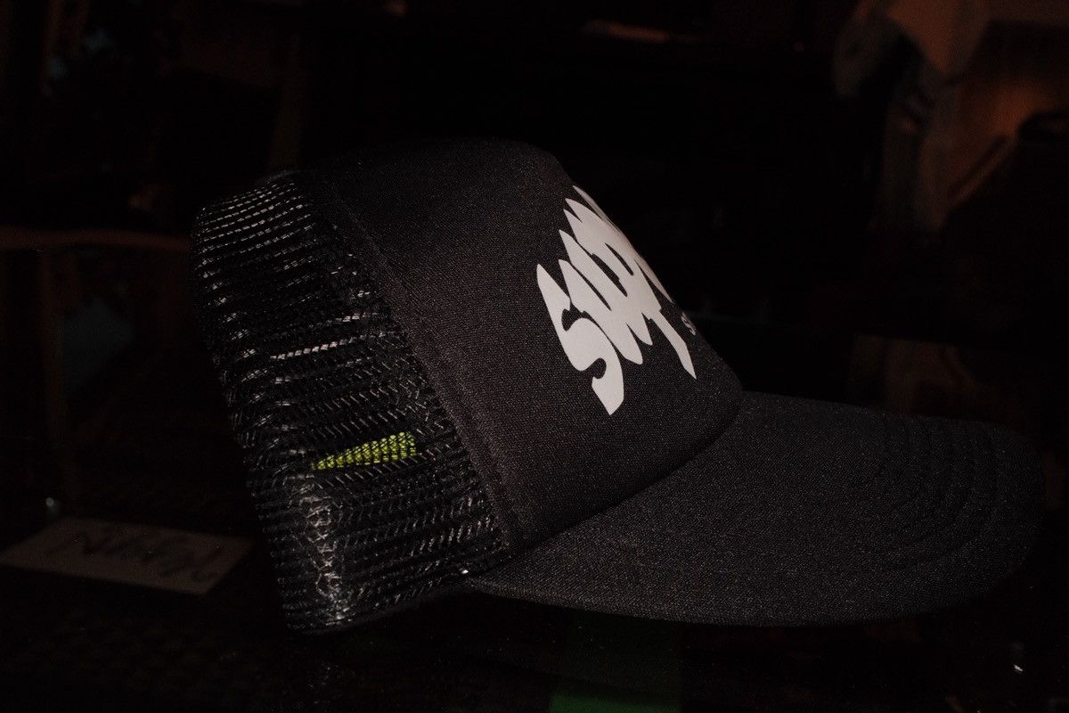Supervsn supervsn black trucker hat Size ONE SIZE - 2 Thumbnail