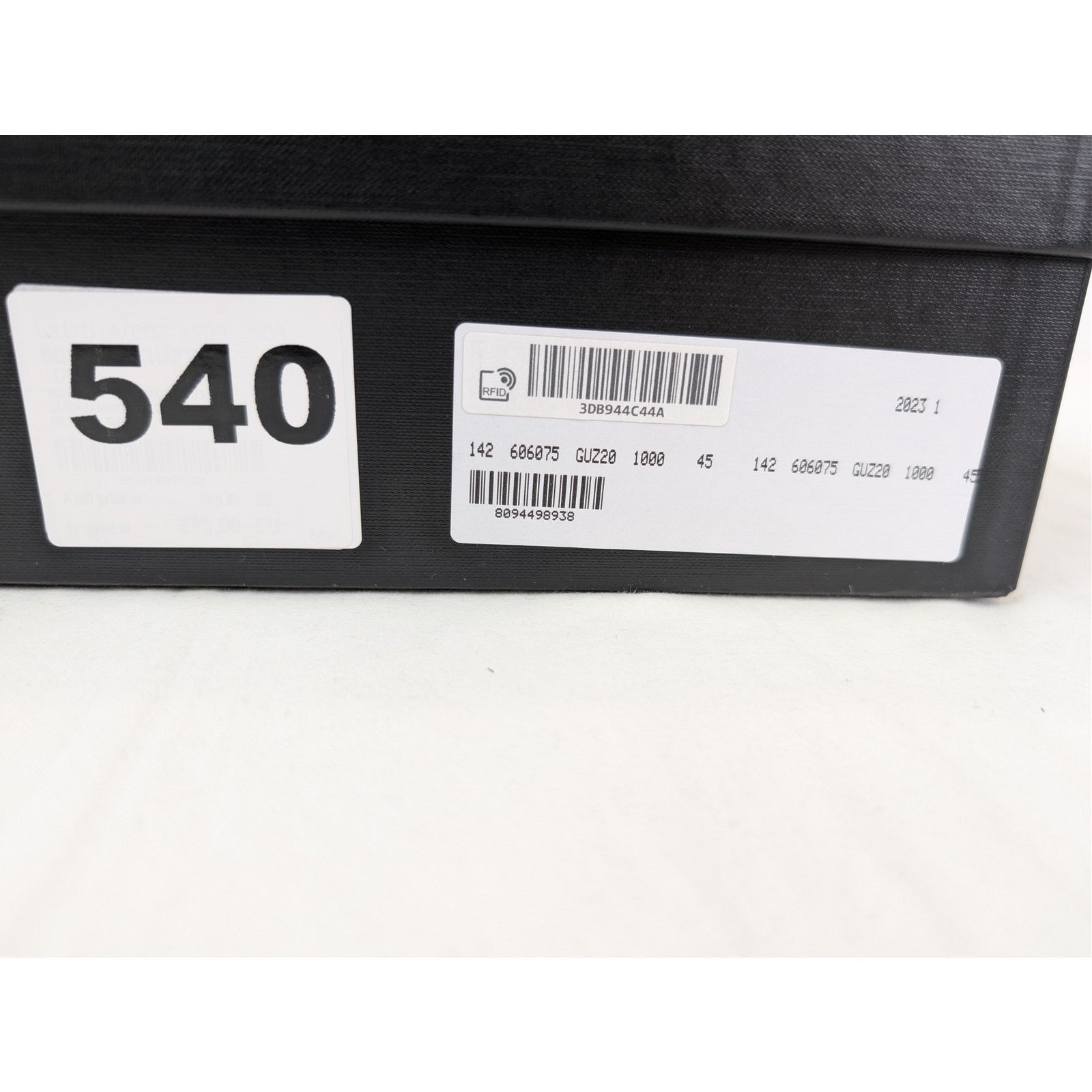Saint Laurent Paris o1rshd1 Malibu Mid-Top Sneaker in black canvas and leather Size US 12 / EU 45 - 20 Thumbnail