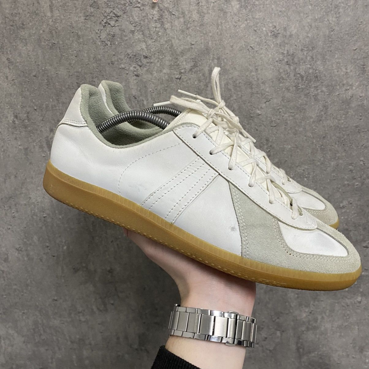 Other GAT BW-Sport 275 Army Trainer Leather Sneakers Margiela Type Size US 10.5 / EU 43-44 - 5 Thumbnail