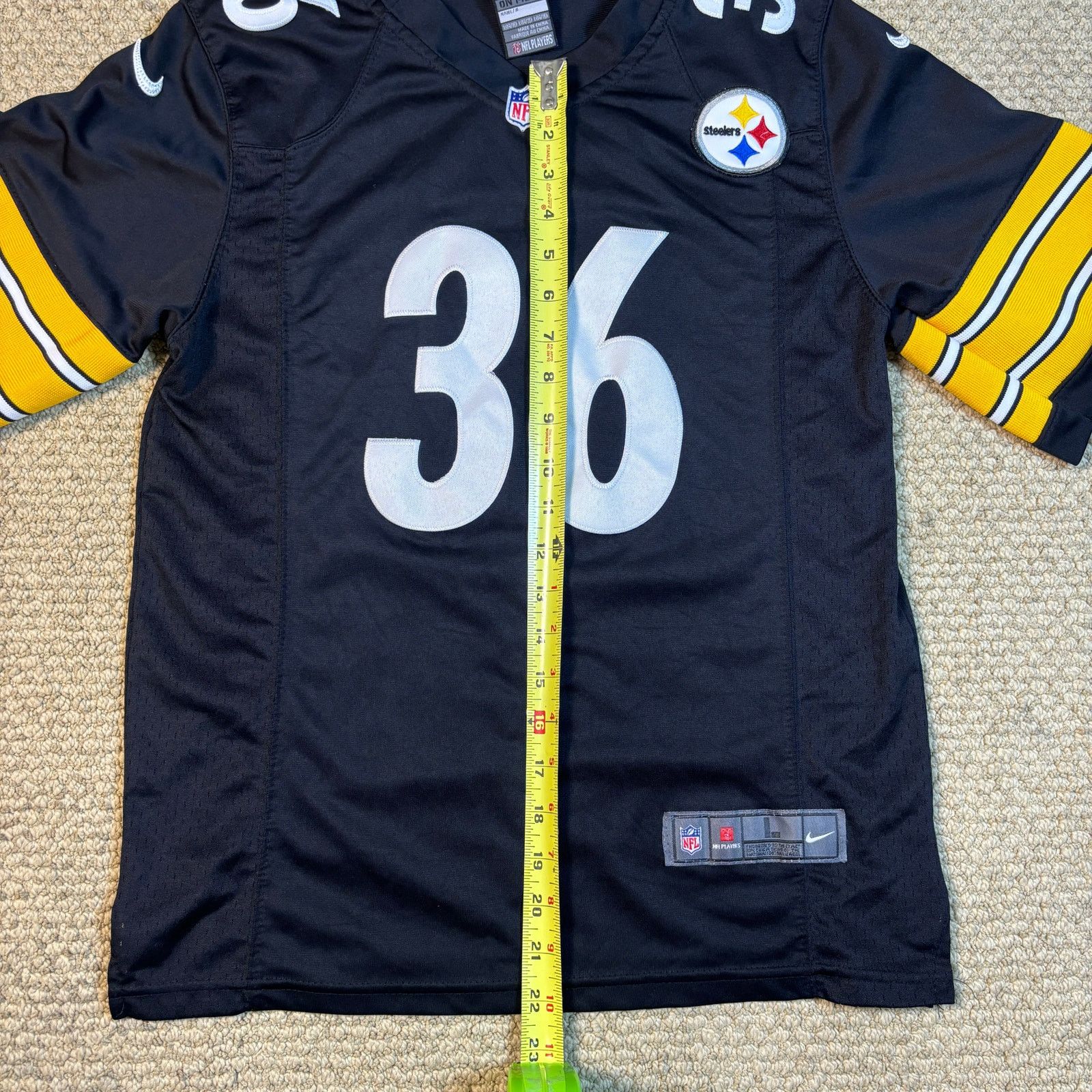 Nike Nike NFL Pittsburgh Steelers Jerome Bettis #36 Jersey Shirt Size US S / EU 44-46 / 1 - 7 Thumbnail