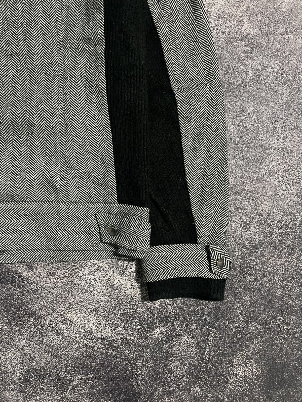 semanticdesign Semanticdesign Double Zipper Wool Jacket Vkei Style Size US L / EU 52-54 / 3 - 14 Thumbnail
