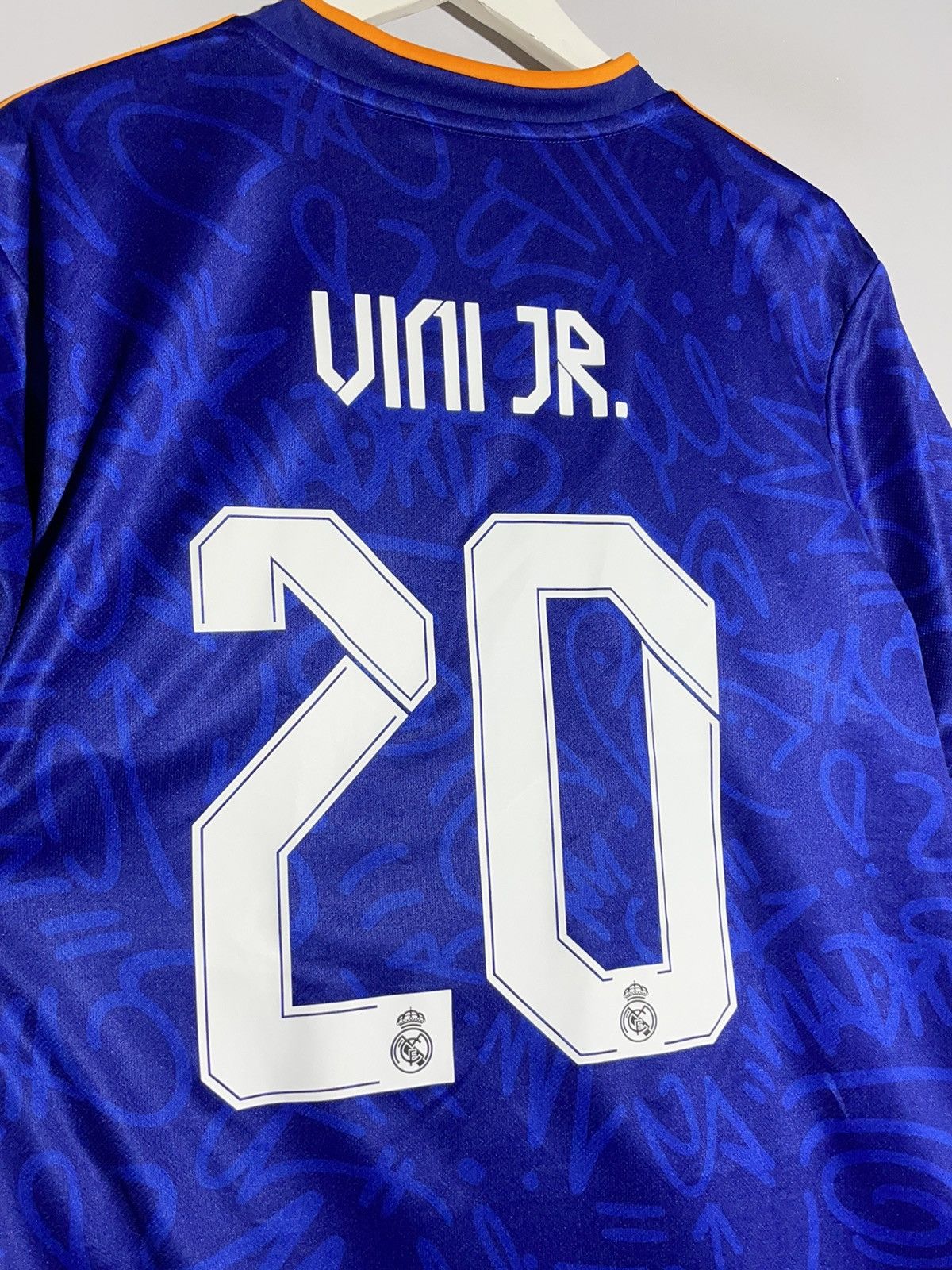 Adidas #20 Vinicius Junior Real Madrid Adidas 2021/22 Away Jersey Size US XL / EU 56 / 4 - 10 Thumbnail