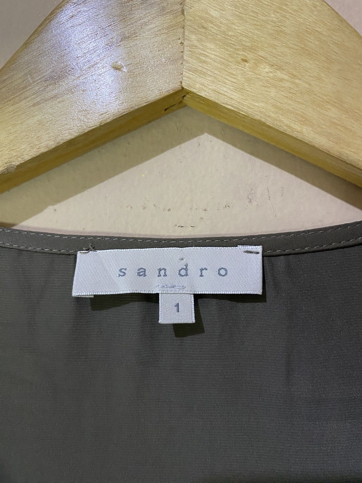 Sandro Sandro Silk Blouse Size S / US 4 / IT 40 - 6 Thumbnail