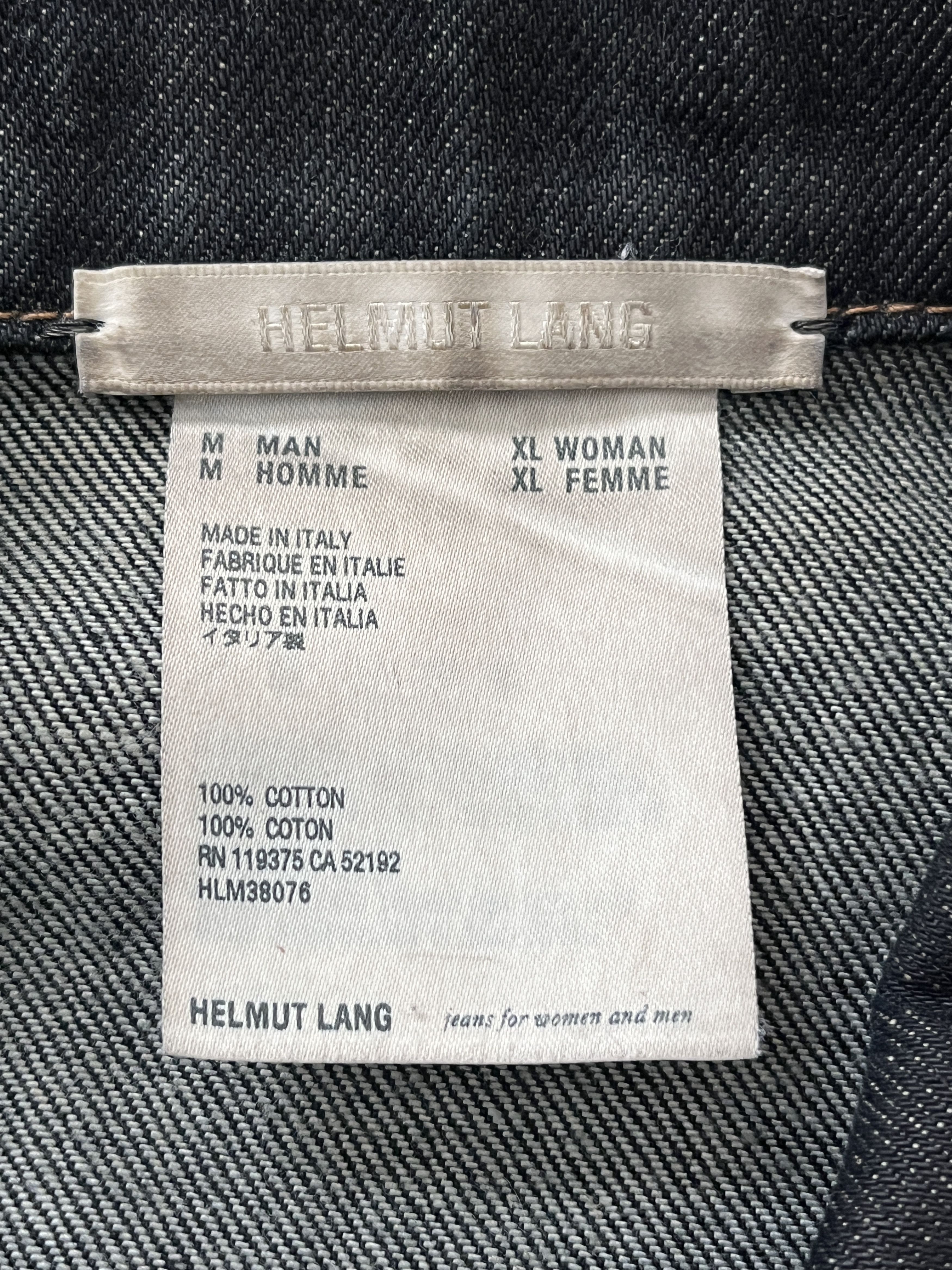 Helmut Lang Helmut Lang Unisex Denim Indigo Jacket Size US M / EU 48-50 / 2 - 3 Thumbnail