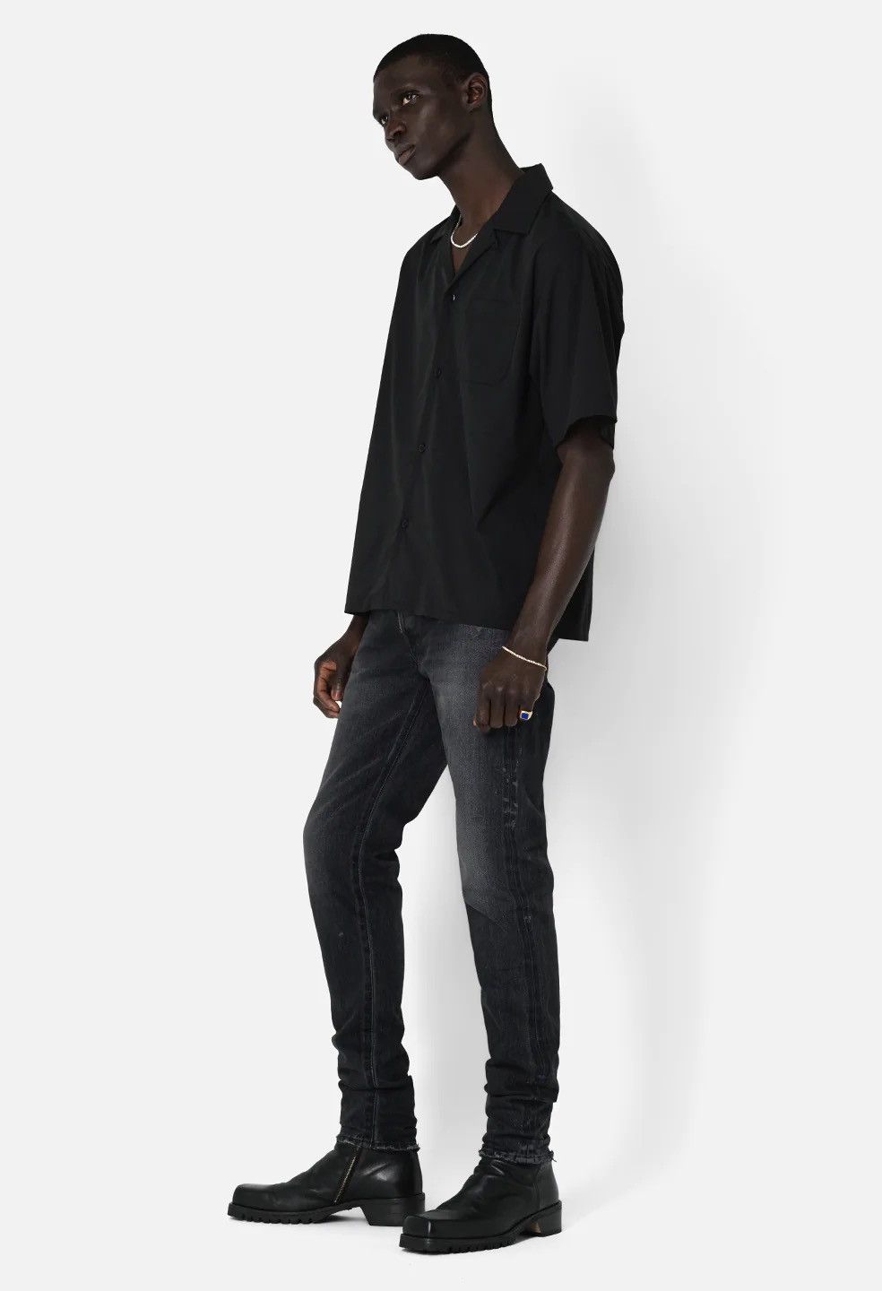 John Elliott S/S 23' Camp Shirt l Black | Grailed