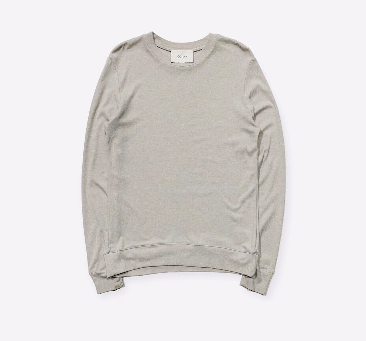 image of 22Aw Column Sweatshirt in Natural Grey Yak, Men's (Size Medium)