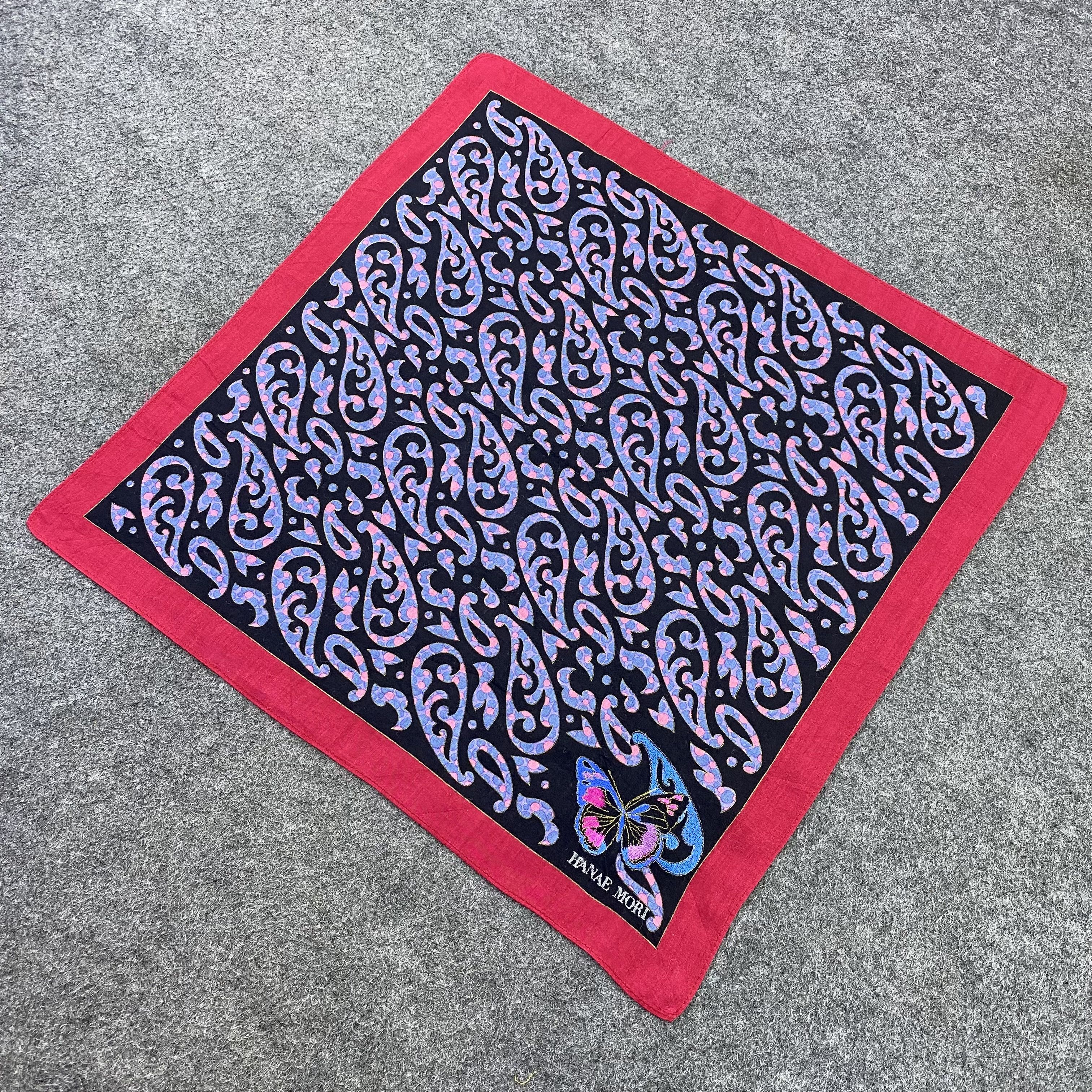 Hanae Mori Hanae Mori Handkerchief / Bandana / Neckerchief-B1291 Size ONE SIZE - 4 Thumbnail