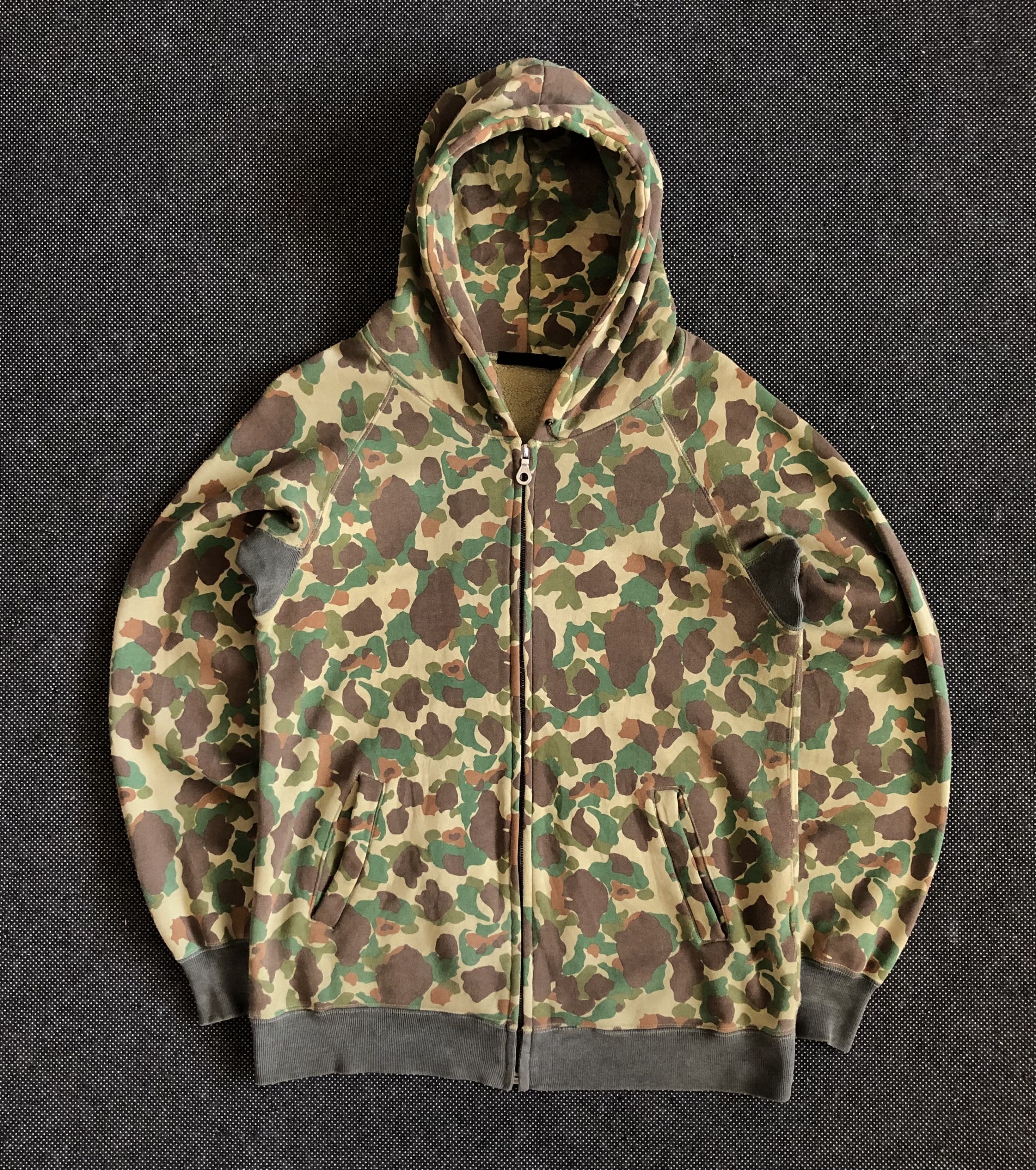 RARE🔥JAPAN’S RICO FROGSKIN CAMO RIRI ZIPPER HOODIE