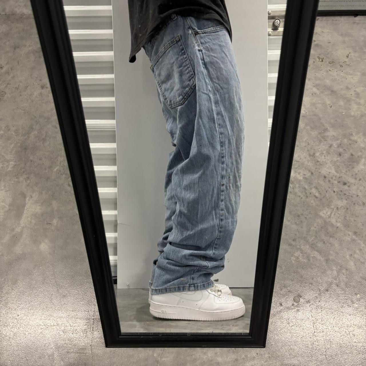 Japanese Brand × Vintage Crazy Vintage Y2K/2000s Grunge Light Wash Denim Jeans! Size US 36 / EU 52 - 2 Thumbnail