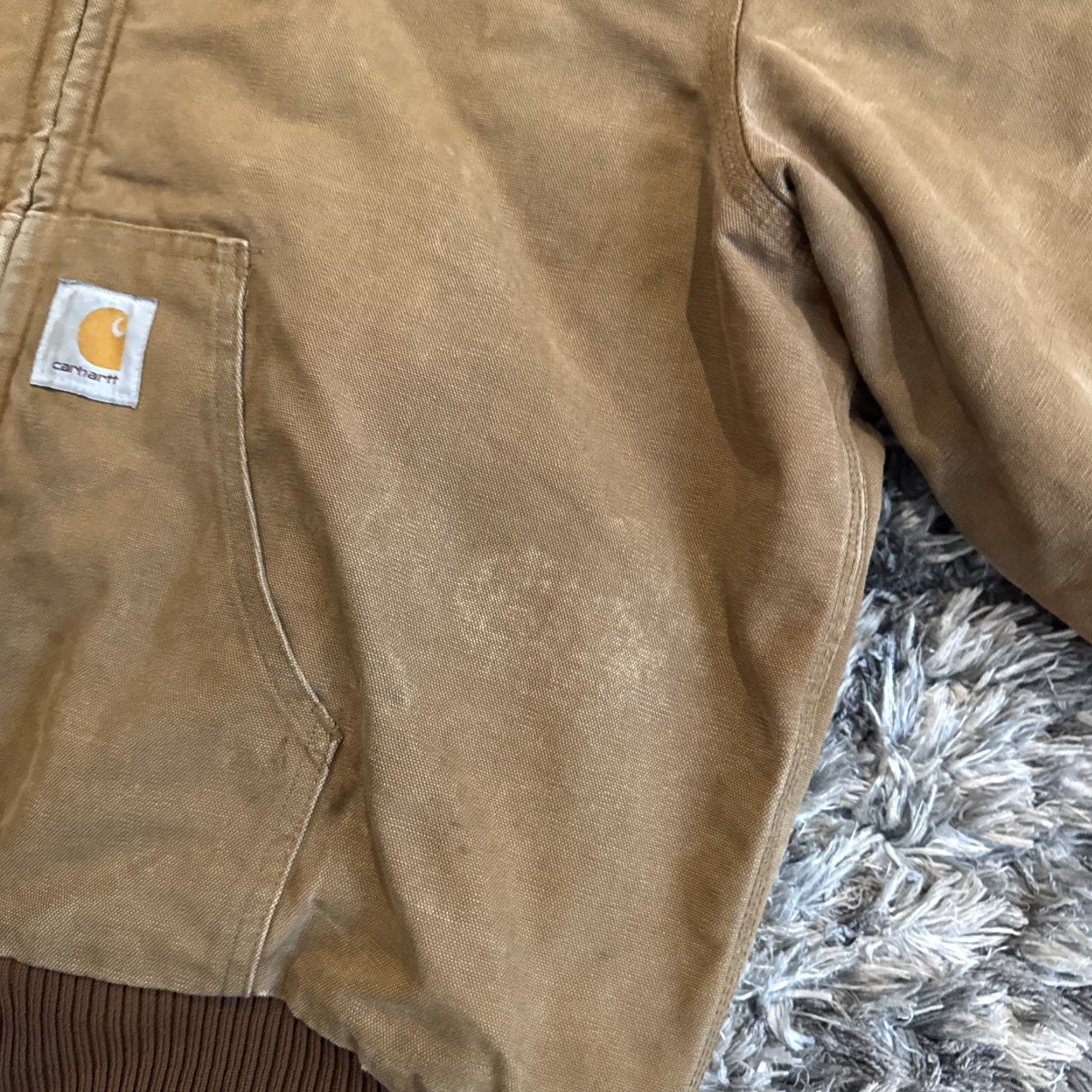 Carhartt VINTAGE Carhartt Jacket Full Zip Workwear Brown XL Men’s Size XL Bomber 00s Y2K J04 BRN Brown Size US XL / EU 56 / 4 - 5 Thumbnail