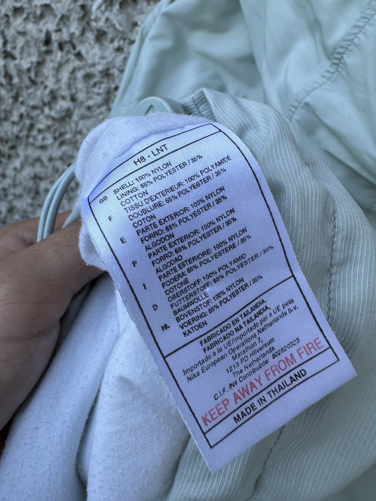 Nike × Vintage Vintage 90s white tag pastel Nike jacket Size US L / EU 52-54 / 3 - 7 Thumbnail
