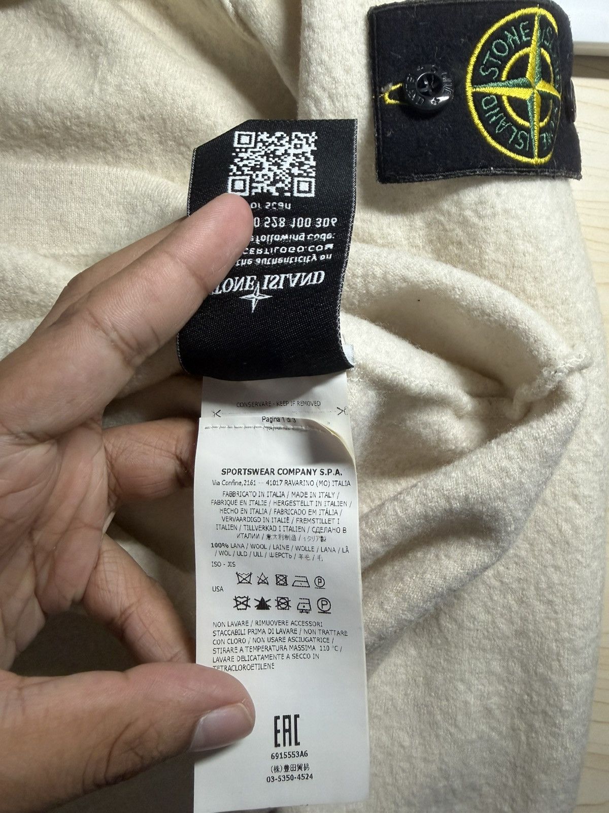 Stone Island (Open to offers) Beige Wool Size US M / EU 48-50 / 2 - 7 Thumbnail