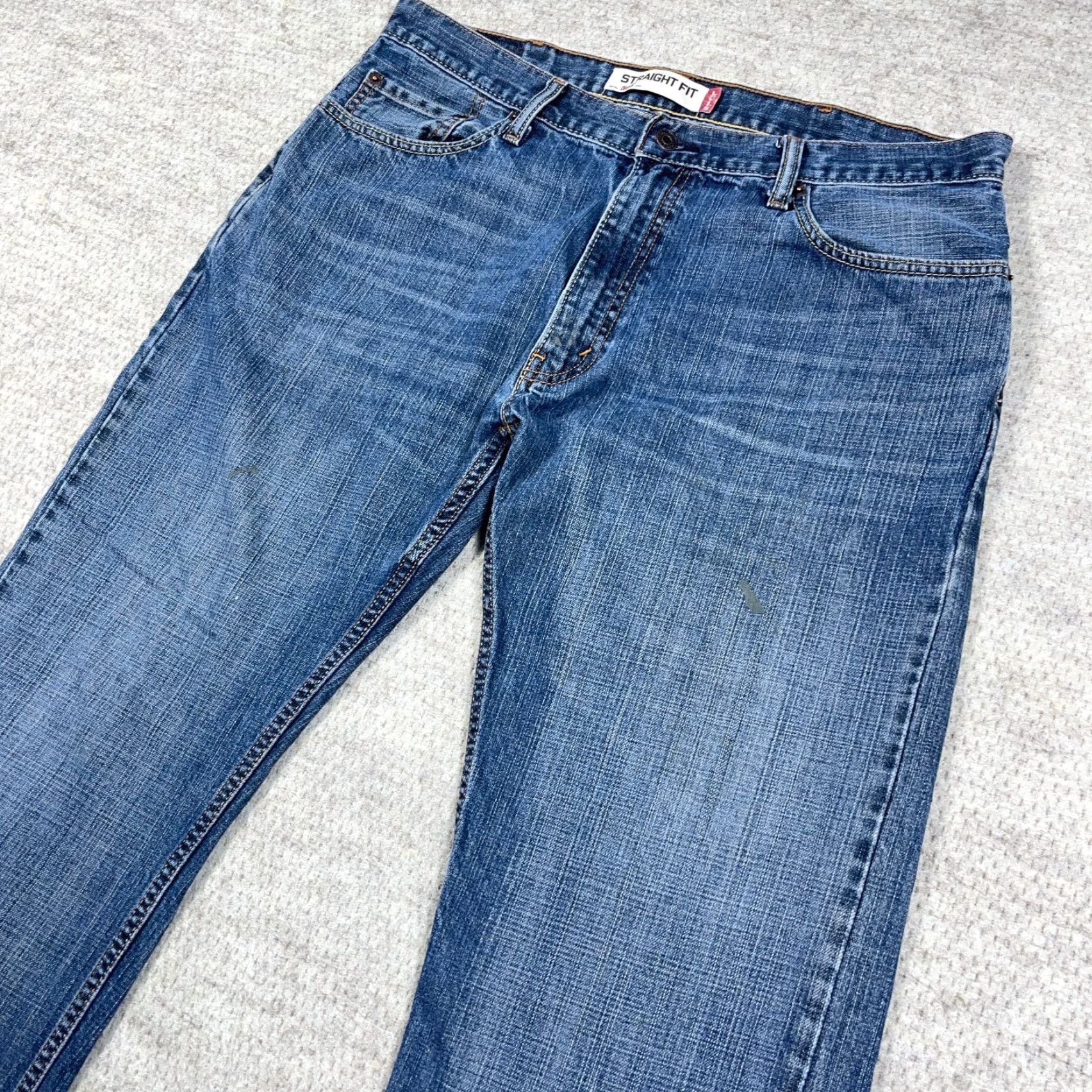 Levi's VINTAGE Levi's 505 Jeans Men 38x30 Straight Regular Blue Denim Cotton 5-Pocket Classic Modern Size US 38 / EU 54 - 3 Thumbnail