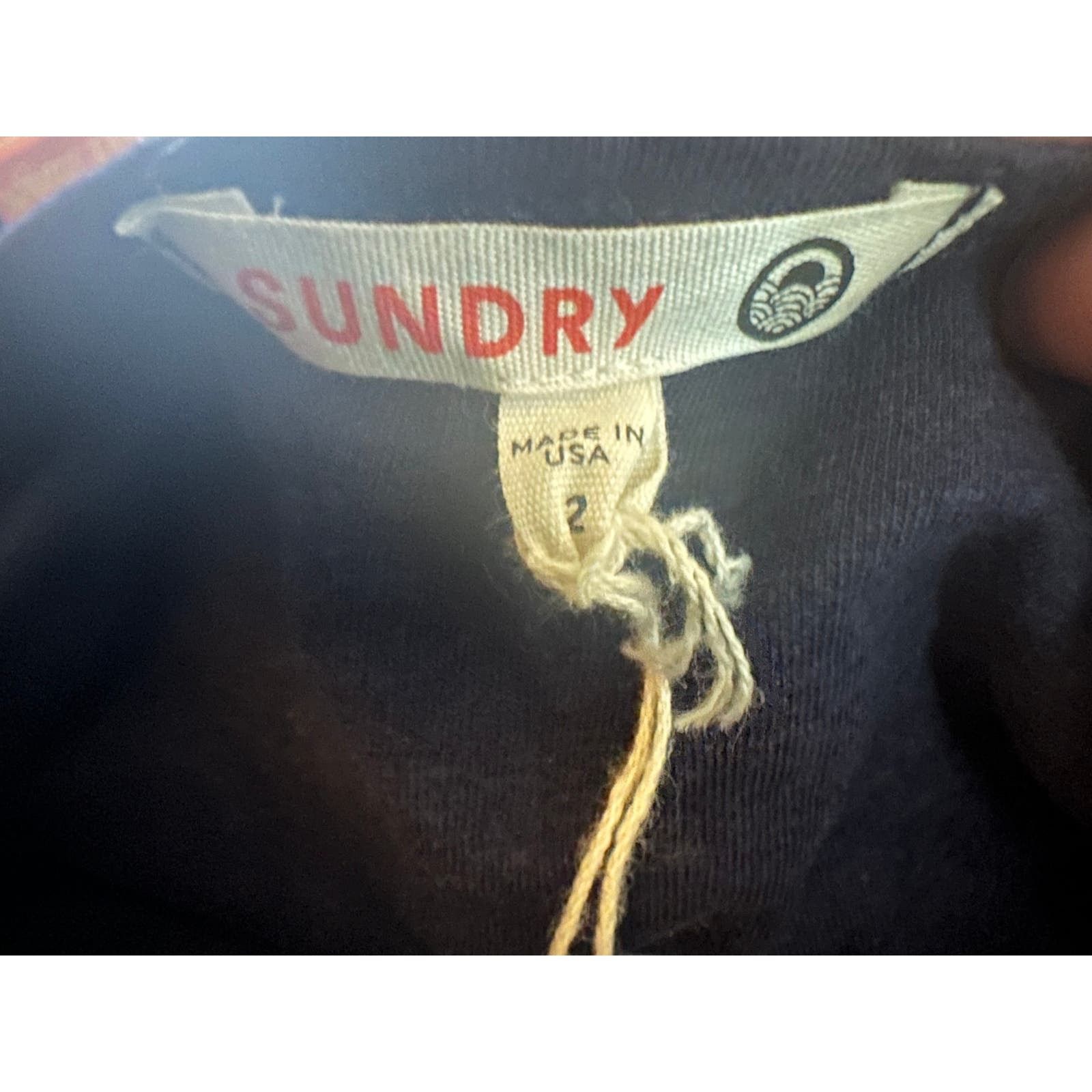 Sundry Sundry Navy Maxi Dress Size M, NWT Size M / US 6-8 / IT 42-44 - 6 Thumbnail