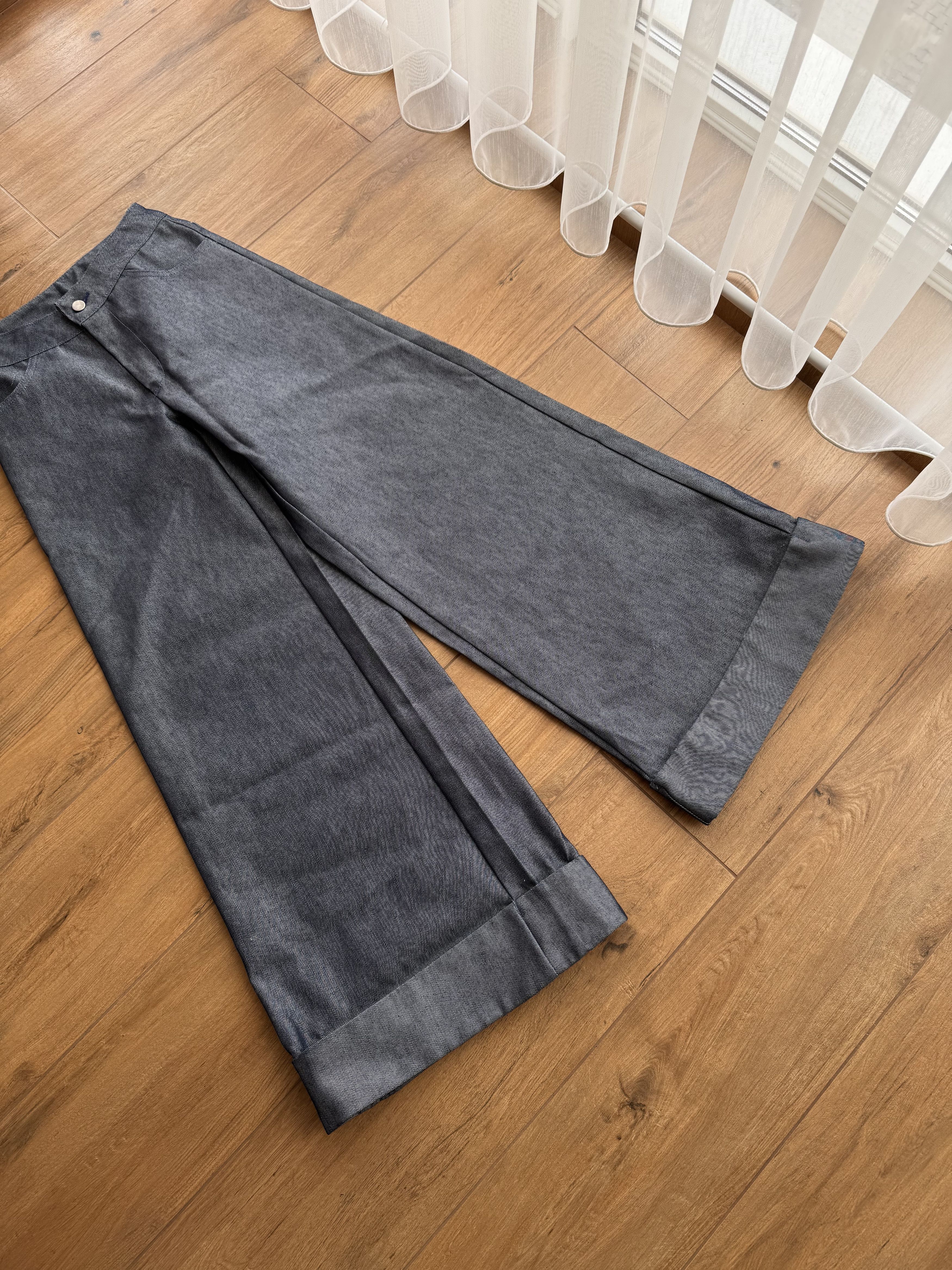 Japanese Brand × Vintage Vintage Auruze for Beau Baker 90s Skate Wide Leg Denim Jeans Size US 26 / EU 42 - 2 Thumbnail