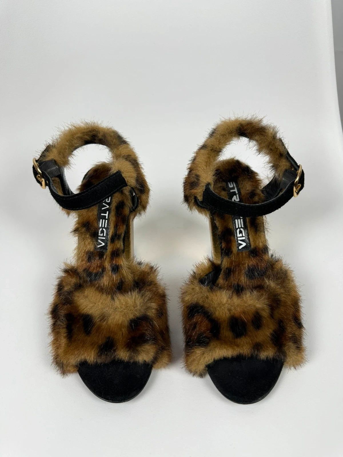 Other Strategia Faux Fur Heels Italy size 36 Size US 6 / IT 36 - 2 Thumbnail