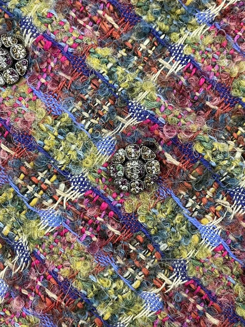 Chanel Chanel Colorful tweed coat Size XXS / US 00 / IT 34 - 2 Thumbnail