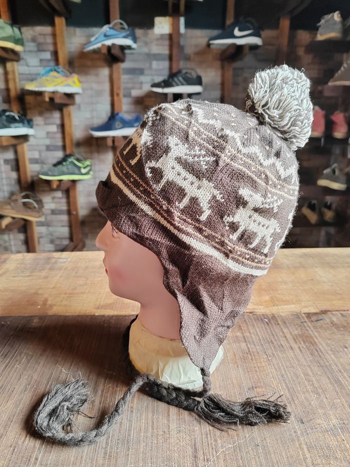 Japanese Brand Vintage Unknown Japanese Earflap Beanie Hat Size ONE SIZE - 3 Thumbnail