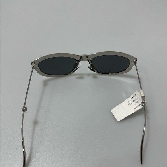 Givenchy Givenchy Square Fold Up Sunglasses Silver 57MM Size ONE SIZE - 3 Thumbnail