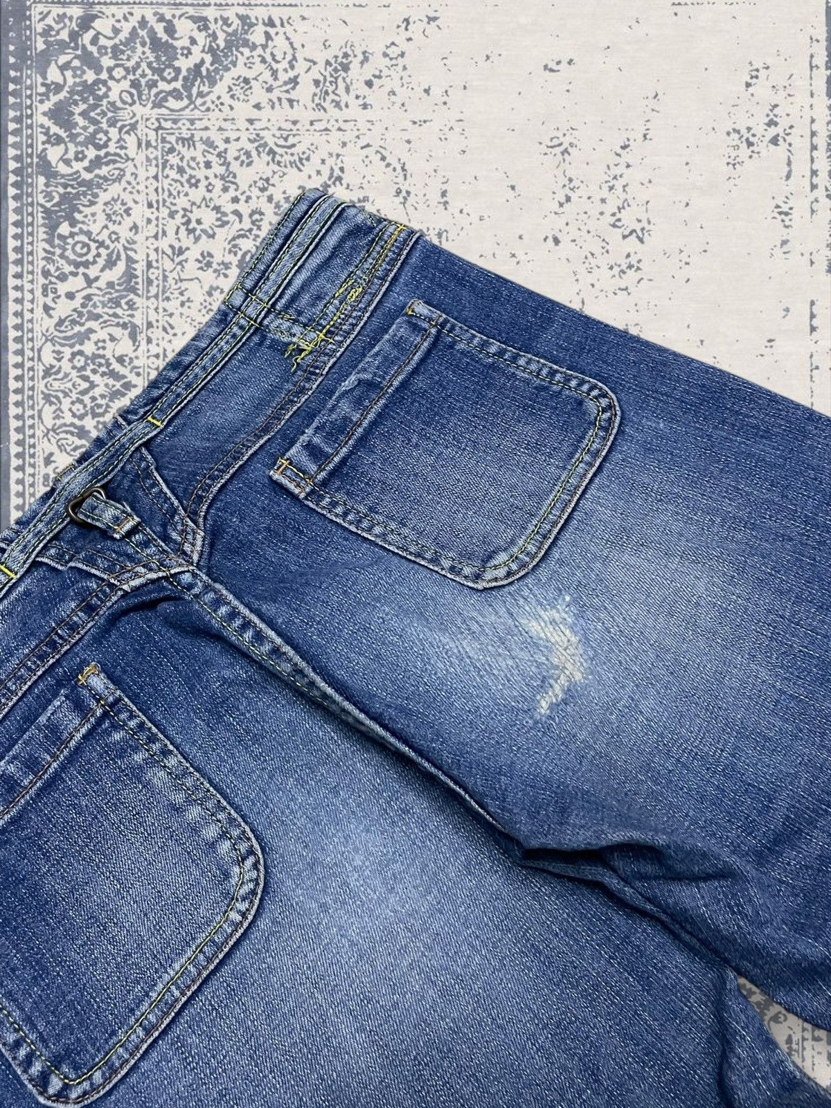 Designer × Japanese Brand × Vintage Vintage 1990s Designer Marithe Francois Girbaud Flared Denim Size US 29 - 15 Thumbnail