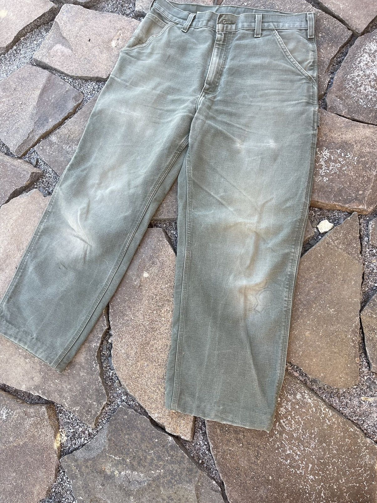 Carhartt 90’s Vintage Carhartt double knee cargo khaki pants Size US 33 - 10 Thumbnail