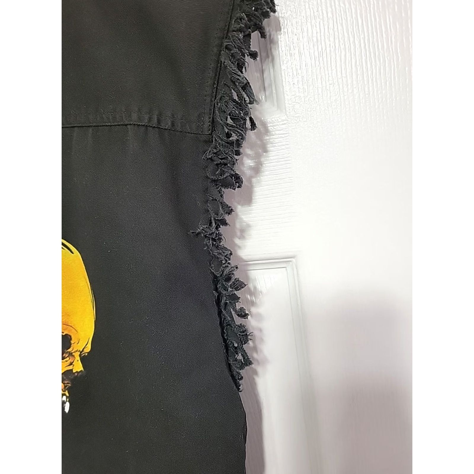 Vintage VINTAGE Cotton Heritage Mens Vest Shirt Black 90s Logo Embroidered Skull Button Up Size M Black Mens Vest Size US M / EU 48-50 / 2 - 6 Thumbnail