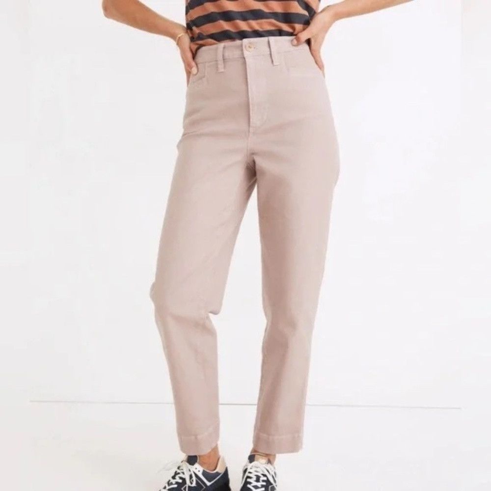 Madewell Madewell Slim Emmett Tapered Pants - Vintage Petal In Sz 25 Size 25" / US 0 / IT 36 - 7 Thumbnail