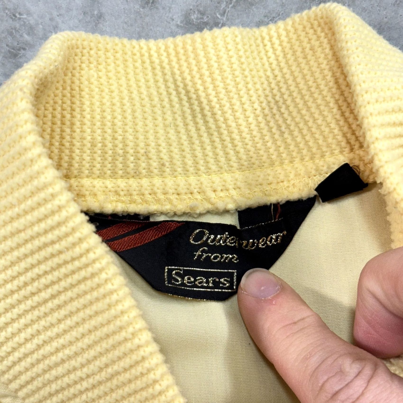 Sears Vintage Sears Jacket Mens M Yellow Zip Up Bomber Windbreaker 80s Outerwear Size US M / EU 48-50 / 2 - 4 Thumbnail