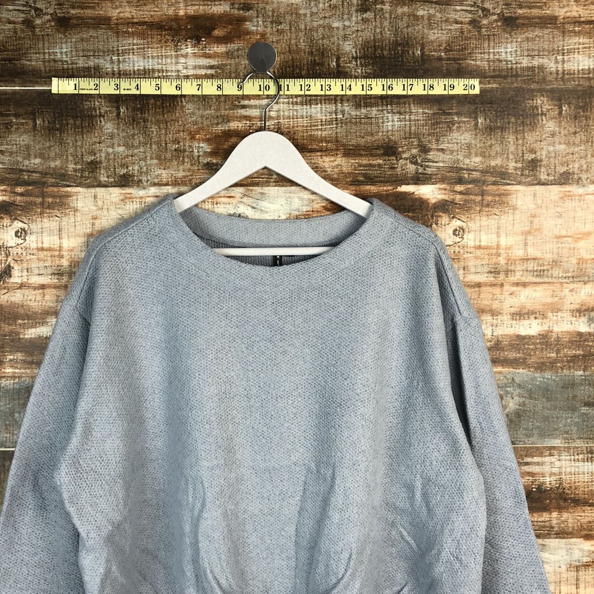 Homespun Knitwear HK Works London Blue Knitwear #A1673 Size XL / US 12-14 / IT 48-50 - 5 Thumbnail