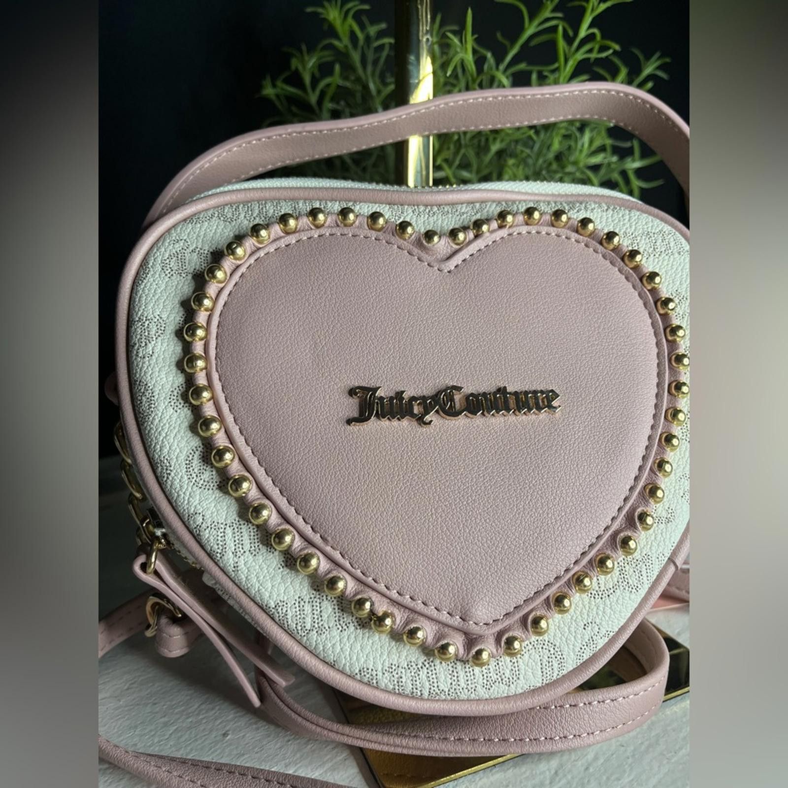 Juicy Couture Jeans Juicy Couture Live Never Dies Heart Crossbody Bag NWT Size ONE SIZE - 5 Thumbnail