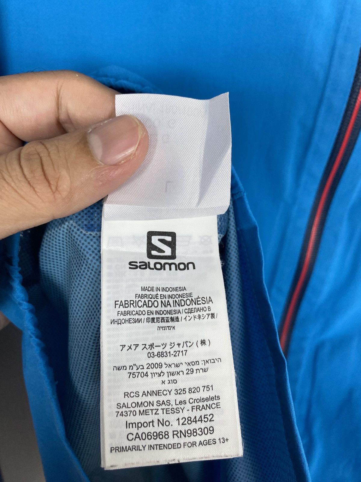 Salomon Rare‼️ Salomon Rain Jacket Hoodie Size US M / EU 48-50 / 2 - 7 Thumbnail