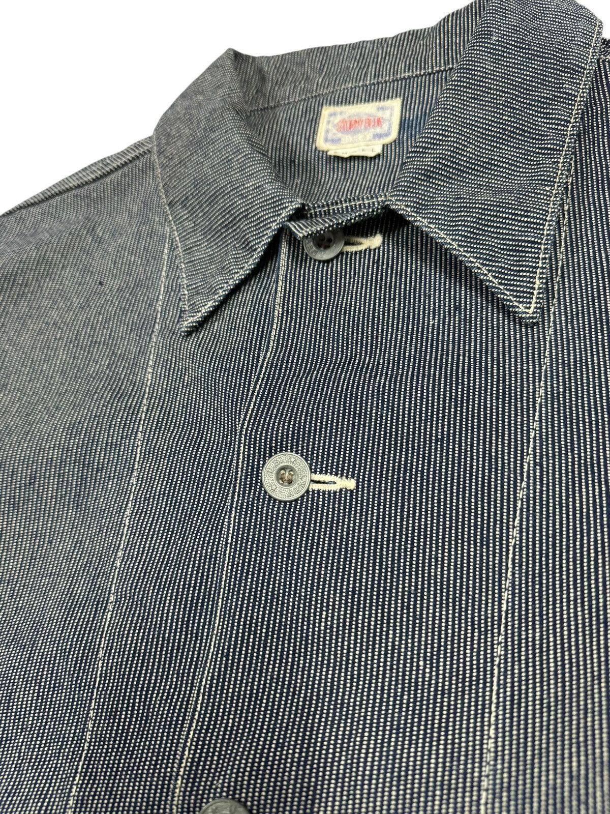Mister Freedom Made By Stormy Blue Pherrows Usn Chore Jacket Size US S / EU 44-46 / 1 - 11 Thumbnail
